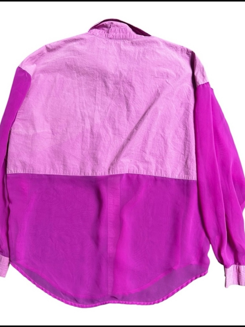 Vintage Tillman purple Aztec SW mesh panel button down Size large - Picture 4 of 11